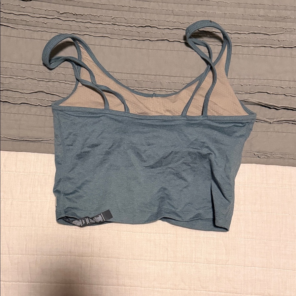 Vuori Women's Tank Bralette in Slate Blue - Picture 2 of 3